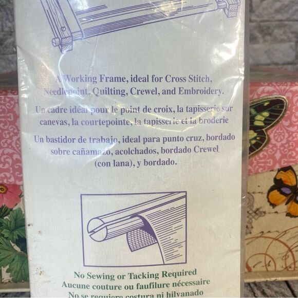 Needlework NWT Scroll Frame Embroidery Cross Stich Needlework Quilting Crafts - Picture 7 of 8